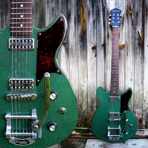 The Wizard cadillac-green-sparkle - wizard guitars